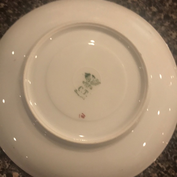 C.T. Germany Set of 2 Saucers - Picture 4 of 5